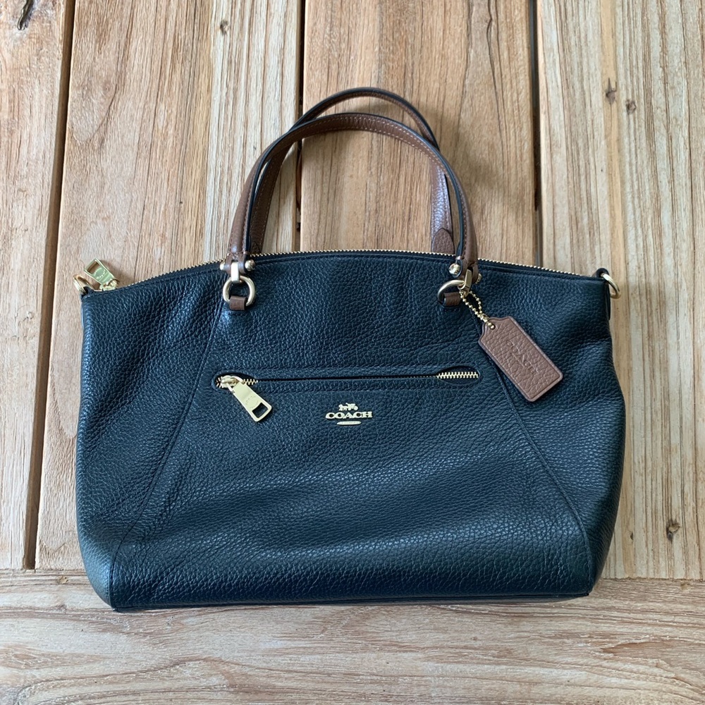 Coach Black Leather Handbag